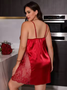 Sexy Satin Plus size Babydoll nightwear |La Didor