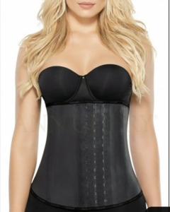 Black waist trainer corset hourglass figure